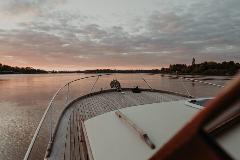 Coucher de soleil sur la Garonne